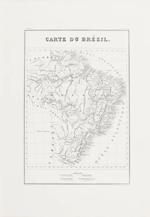 Charles Walter Stetson, Carte du Brésil