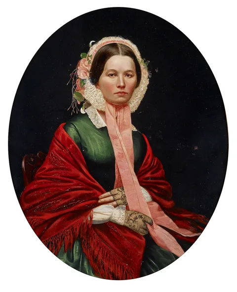 Barton S. Hays, Portrait of Ellen Houser Hays