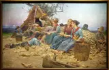 Adolfo Tommasi, Women husking corn