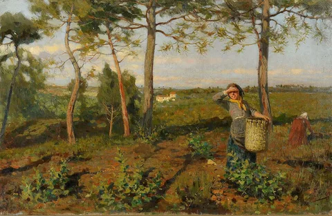 Francesco Gioli, Peasant women in Tuscany