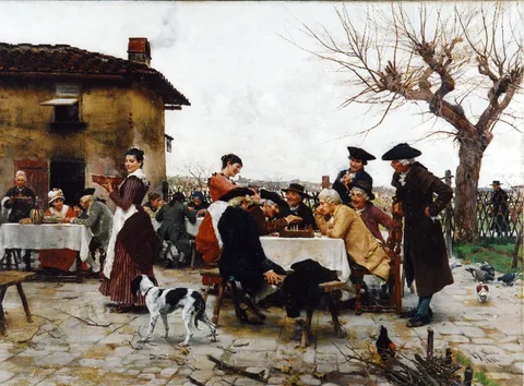 Raffaello Sorbi, The Chess Players