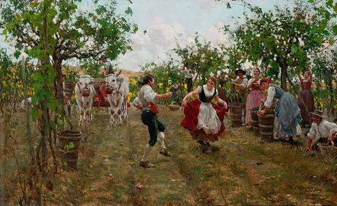 Raffaello Sorbi, The Harvest Dance