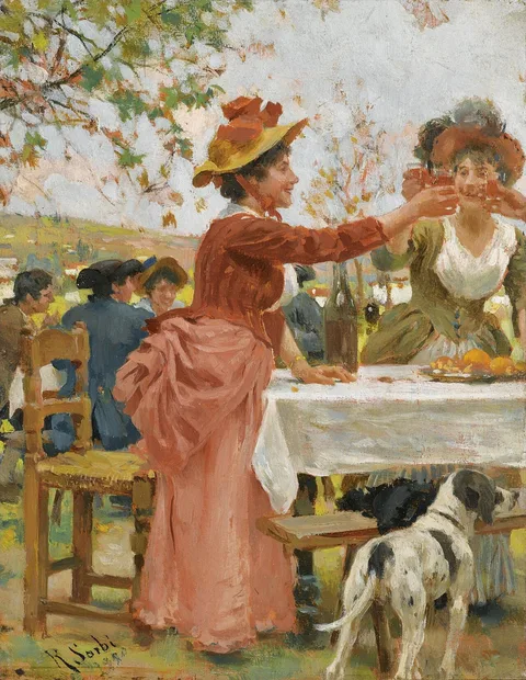 Raffaello Sorbi, Festivities in the Campagna