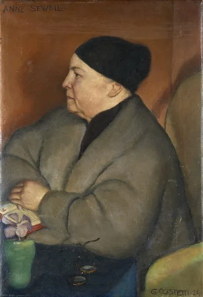 Giovanni Costetti, Portrait of Anne Cathrine Aschehoug, married Sewell