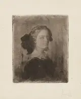 Domenico Morelli, A Young Woman with a Bow in Her Hair