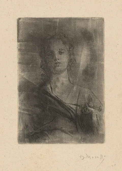 Domenico Morelli, Personification of Engraving (Allegoria dell'incisione)