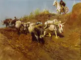 Giulio Aristide Sartorio, November ploughing