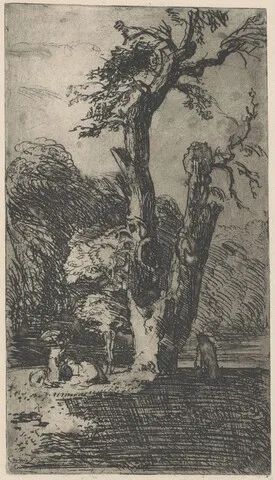 Armando Spadini, Landscape with a Great Tree