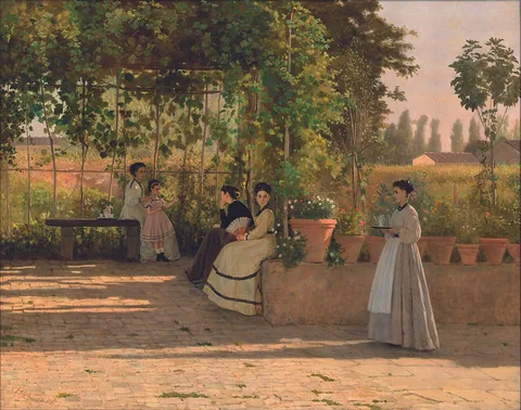 Silvestro Lega, After Lunch