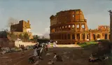 Michele Cammarano, By the Colosseum