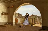 Odoardo Borrani, My terrace, Florence