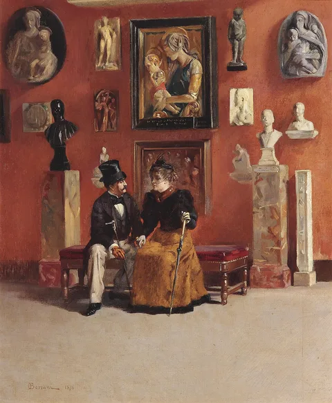 Odoardo Borrani, Rendezvous at the Uffizi
