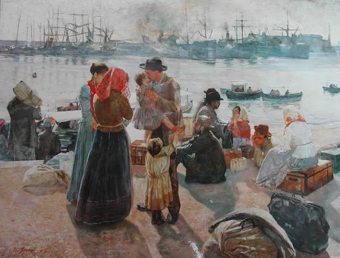 Raffaello Gambogi, The Immigrants