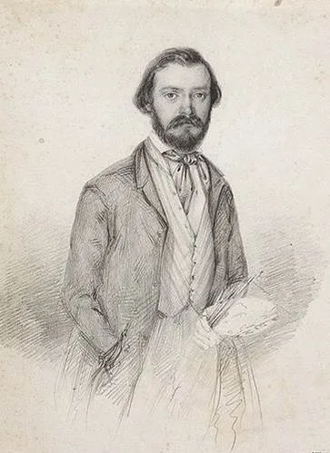 Domenico Induno, Self-portrait