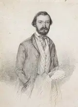 Domenico Induno, Self-portrait