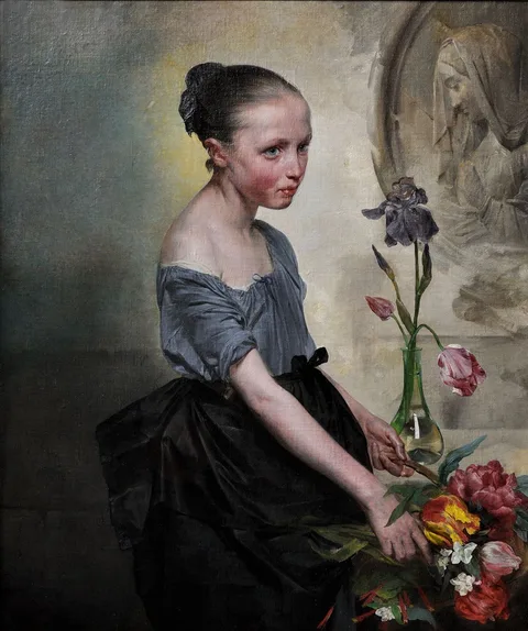 Domenico Induno, Portrait of a woman