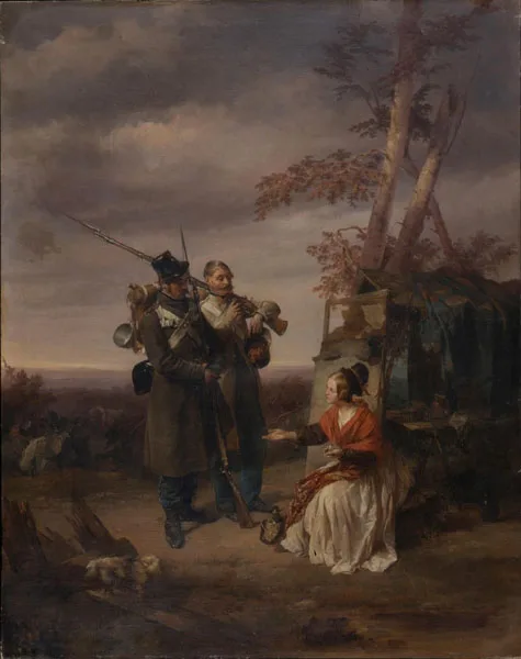 Domenico Induno, The female sutler (1846)