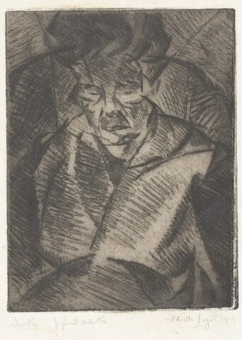Achille Lega, Sintesi di figura seduta (Synthesis of a Seated Figure)