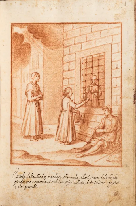 Francesco Curradi, Caterina de' Pazzi as a child