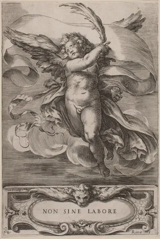 Cherubino Alberti, An Allegorical Figure: Non sine labore