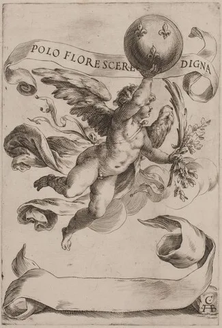 Cherubino Alberti, Genius with the Medici Coat-of-Arms
