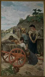 Egisto Ferroni, At the fountain