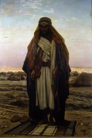 Stefano Ussi, Prayer in the desert