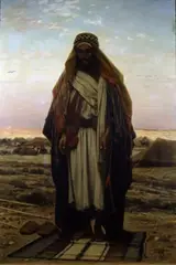 Stefano Ussi, Prayer in the desert