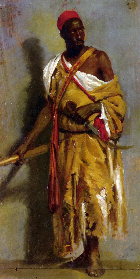 Stefano Ussi, A Moroccan Guard