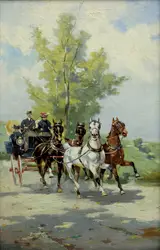 Alfredo Tominz, Carriage ride