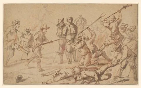 Cornelis de Wael, Overval op boeren