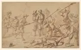Cornelis de Wael, Overval op boeren