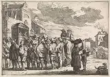 Cornelis de Wael, Poppenkast te Rome