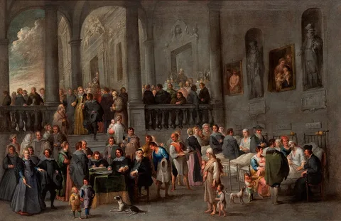 Cornelis de Wael, To Visit the Sick