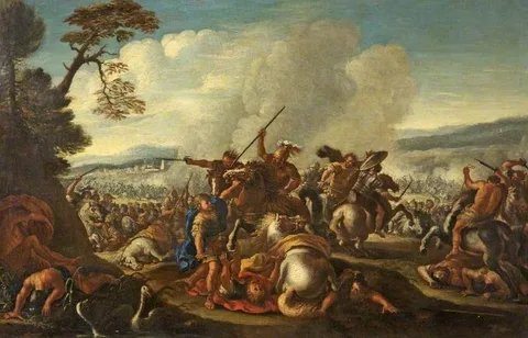 Antonio Calza, Pitched Battle Scene