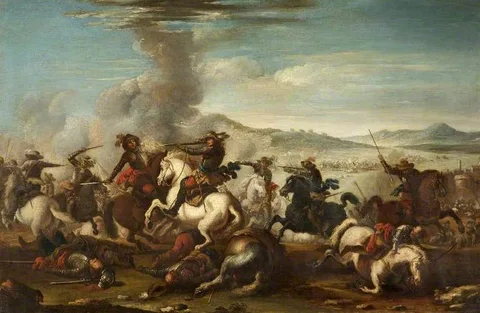 Antonio Calza, Pitched Battle Scene