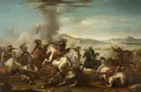 Antonio Calza, Pitched Battle Scene