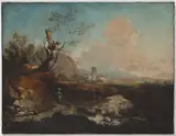 Alessio de Marchis, Landscape with a Tower