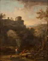 Alessio de Marchis, Landscape with a Tholos