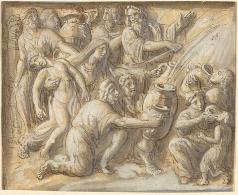 Luigi Ademollo, Moses Drawing Water From the Rock