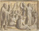 Luigi Ademollo, Noah's Warning about the Coming Flood Goes Unheeded