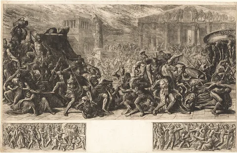Luigi Ademollo, The Sack of the Temple at Jerusalem