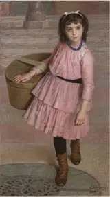 Emilio Longoni, The Apprentice Seamstress