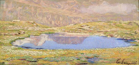 Emilio Longoni, Alpine lake