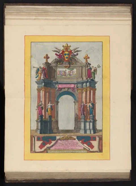 Alessandro Specchi, Arco trionfale fatto erigere dal ser.mo s.r dvca di Parma alle glorie della sant.a di n.o s.re papa Inno.o XII.o in ocasione del passaggio della Santità Sva al possesso di S. Gio: Laterano il di XIII aprile MDCXCII
