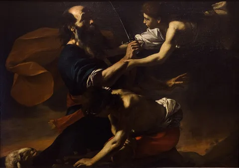 Mattia Preti, Sacrifice of Isaac (Galleria Nazionale delle Marche)