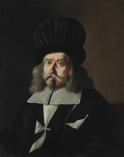 Mattia Preti, Portrait of a Grand Master of the Knights of Malta, Martin de Redin