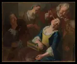 Gaspare Traversi, Teasing a Sleeping Girl
