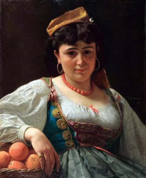 Vito D'Ancona, The Sicilian orange seller