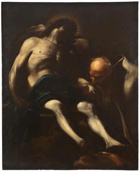 Giacinto Brandi, Christ buried by Joseph of Arimathea